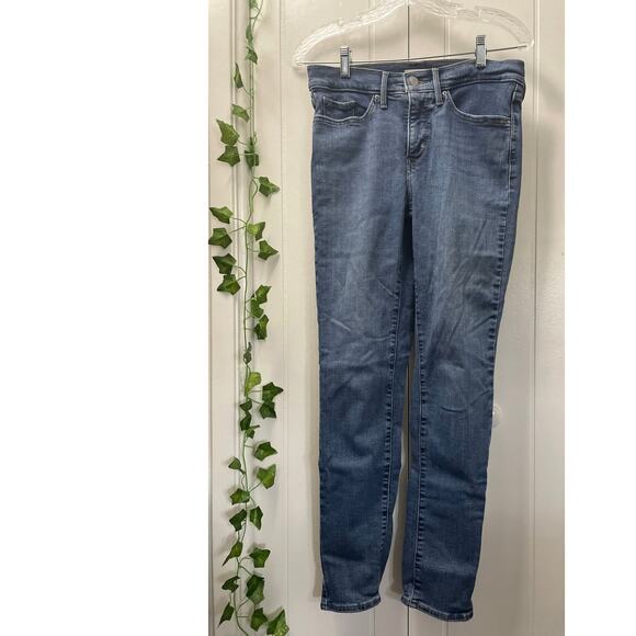 Women Levis 311 Shaping Blue Denim Skinny Jeans Size 28 - Picture 1 of 7